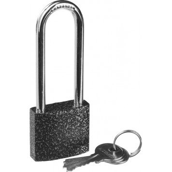 37160-38-1 | Замок навесной, металлический корпус, удлиненная закаленная дужка, 38мм, STAYER STANDARD-0