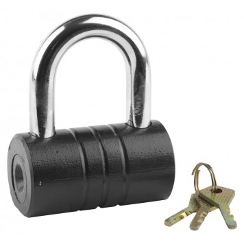 3720-21_z01 | Замок навесной, повышенной защищенности, дисковый механизм секрета, ключ 7 "пинов", 82 x 46 мм, ЗУБР МАСТЕР-0