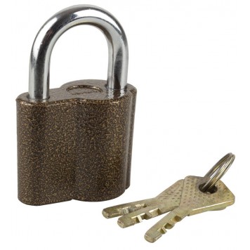3720-26_z01 | Замок навесной, компактный корпус, дисковый механизм секрета, ключ 7 "пинов, 48х41мм, ЗУБР МАСТЕР-0