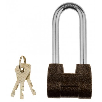 3720-4-01_z01 | Замок навесной облегченный, дисковый механизм секрета, ключ 7 PIN, удлиненная дужка d-10мм, 60мм, ЗУБР МАСТЕР-1