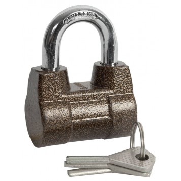 3720-4_z01 | Замок навесной облегченный, дисковый механизм секрета, ключ 7 PIN, дужка d-10мм, 60мм, ЗУБР МАСТЕР-0