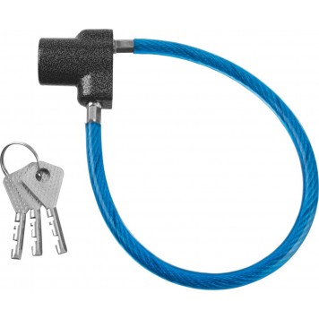 37220-6 | Замок тросовый, длина троса - 350мм, дисковый механизм секрета, ВС2-6Б, РОССИЯ-0