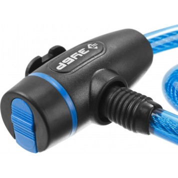 37261-120 | Замок тросовый, 3 ключа в комплекте, длина троса 1200мм, d 10мм, ЗУБР ПРОФЕССИОНАЛ-3