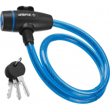 37261-65_z01 | Замок тросовый, 3 ключа в комплекте, длина троса 650мм, d 10мм, ЗУБР ПРОФЕССИОНАЛ-0