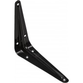 Уголок-кронштейн 125х100мм, черный, STAYER 37401-4