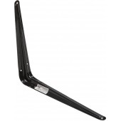 Уголок-кронштейн 300х250мм, черный, STAYER 37405-4