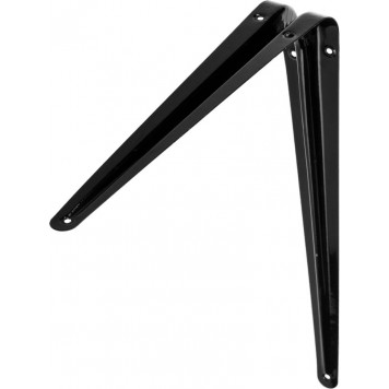 37406-4 | Уголок-кронштейн 345х300мм, черный, STAYER MASTER-0