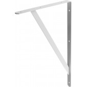 Уголок-кронштейн усиленный, 500х330х30х4мм, белый, STAYER 37424-1