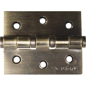 37601-075-5 | Петля универсальная 2 подшипника, цвет ст. латунь (AB), с крепежом, 75х63х2,5мм, 2 шт, ЗУБР ЭКСПЕРТ-0