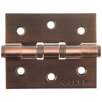 37601-075-6 | Петля универсальная 2 подшипника, цвет ст. медь (AC), с крепежом, 75х63х2,5мм, 2 шт, ЗУБР ЭКСПЕРТ-0