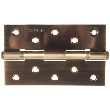 37601-125-5 | Петля универсальная 2 подшипника, цвет ст. латунь (AB), с крепежом, 125х75х2,5мм, 2 шт, ЗУБР ЭКСПЕРТ-0