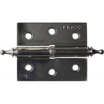 37605-075-2L | Петля дверная разъемная 1 подшипник, цвет хром (CP), левая, с крепежом, 75х63х2,5мм, 2 шт, ЗУБР ЭКСПЕРТ-0