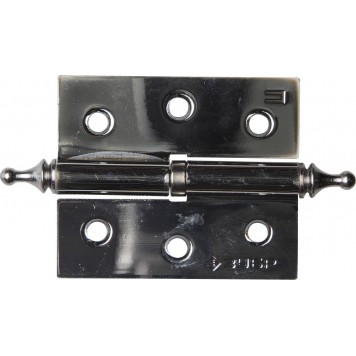 37605-075-2R | Петля дверная разъемная 1 подшипник, цвет хром (CP), правая, с крепежом, 75х63х2,5мм, 2 шт, ЗУБР ЭКСПЕРТ-0