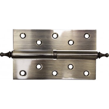 37605-125-5R | Петля дверная разъемная 1 подшипник, цвет ст. латунь (AB), правая, с крепежом, 125х75х2,5мм,2шт, ЗУБР ЭКСПЕРТ-0