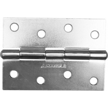 37611-100-1 | Петля дверная универсальная, цвет белый цинк, 100мм, STAYER MASTER-0