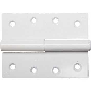 37613-100-2R | Петля дверная разъемная, цвет белый, правая, 100мм, STAYER MASTER-0
