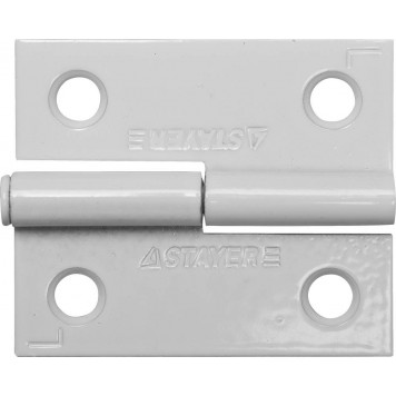 37613-50-2L | Петля дверная разъемная, цвет белый, левая, 50мм, STAYER MASTER-0