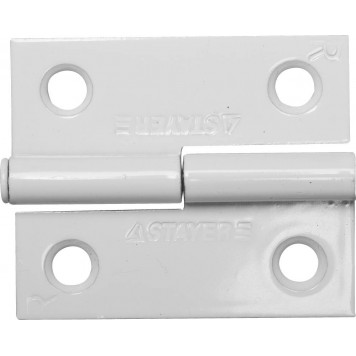 37613-50-2R | Петля дверная разъемная, цвет белый, правая, 50мм, STAYER MASTER-0