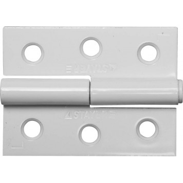 37613-65-2L | Петля дверная разъемная, цвет белый, левая, 65мм, STAYER MASTER-0