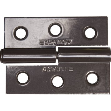 37613-65-3L | Петля дверная разъемная, цвет коричневый, левая, 65мм, STAYER MASTER-0