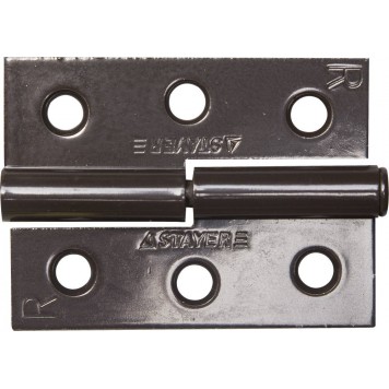 37613-65-3R | Петля дверная разъемная, цвет коричневый, правая, 65мм, STAYER MASTER-0