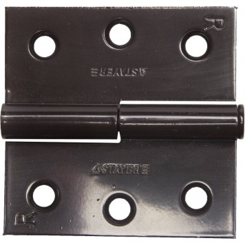 37613-75-3R | Петля дверная разъемная, цвет коричневый, правая, 75мм, STAYER MASTER-0