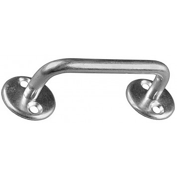 37691-100 | Ручка-скоба "РС100-2", покрытие белый цинк, 100мм, РОССИЯ-0