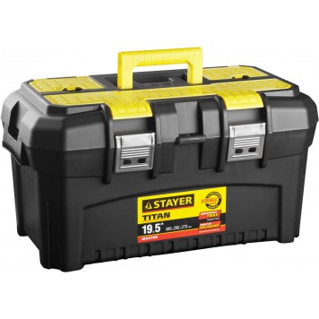 38016-19 | Ящик для инструмента 19" пластиковый, STAYER TITAN-19-0