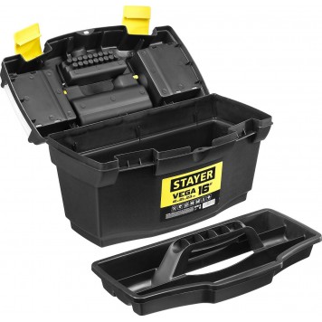 38105-16_z03 | Ящик для инструмента пластиковый, STAYER VEGA-16-2