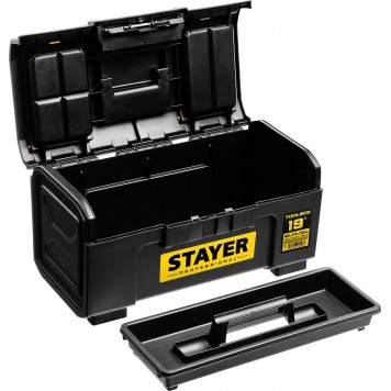 38167-19 | Ящик для инструмента пластиковый, STAYER TOOLBOX-19-4