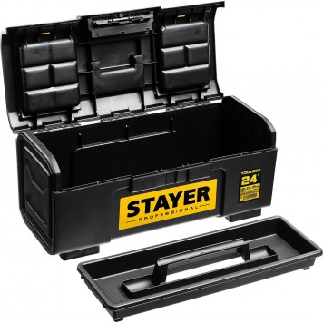 38167-24 | Ящик для инструмента пластиковый, STAYER TOOLBOX-24-4