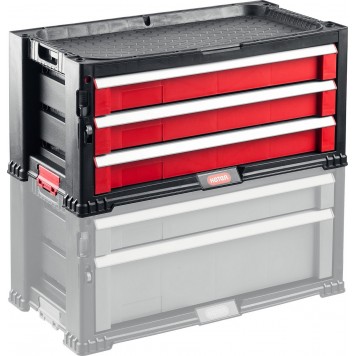 38381-3 | Ящик с 3 выдвижными полками 22", KETER DRAWER-3-6