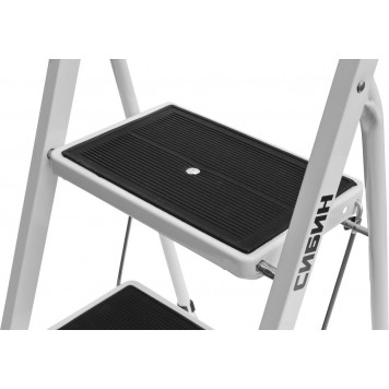 38807-02 | Лестница-стремянка стальная c широкими ступенями, 2 ступени, СИБИН-3