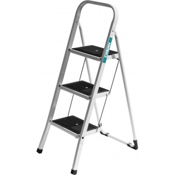 38807-03_z01 | Лестница-стремянка стальная c широкими ступенями, 3 ступени, СИБИН-0