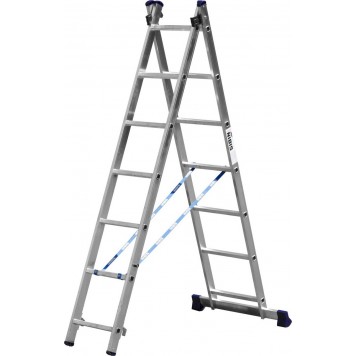 38823-07 | Лестница универсальная, двухсекционная, 7 ступеней, СИБИН-0