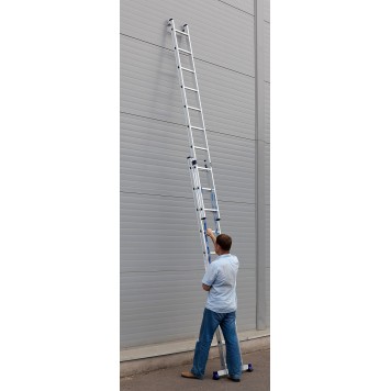 38823-10 | Лестница универсальная, двухсекционная, 10 ступеней, СИБИН-4