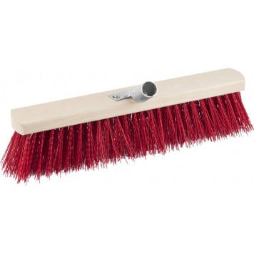 39193-40 | Щетка уличная без ручки, буковая колодка, жесткая щетина, с металлическим держателем для черенка, 40см, GRINDA EURO-0