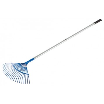 39587 | Грабли веерные, 22 плоских зубца, алюминиевый черенок, 440х250х1630мм, ЗУБР ЭКСПЕРТ-0