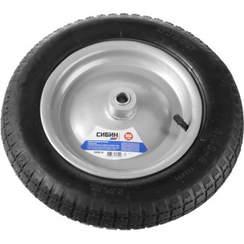 39908-W | Колесо пневматическое для тачки арт. 39908, СИБИН-2