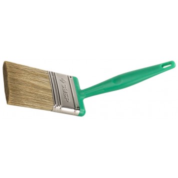 4-01070-075 | Кисть плоская 2в1 быстросъем голова с переменн углом, тип ЛАЗУРЬ смешанн щетина, пласт ручка, 75мм, ЗУБР ЭКСПЕРТ-0