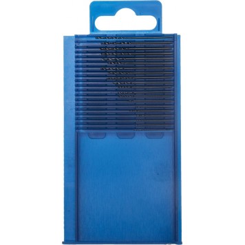 4-29625-H20-P | Набор сверл по металлу 20 шт (d=0,33-1,0 мм), для печатных плат, класс А, Р6М5, ЗУБР ЭКСПЕРТ-0