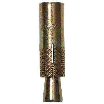 4-302076-08-035 | Анкер с клином, 8,0х35мм, 3шт, желтопассивированный, ЗУБР-0