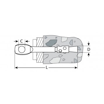 4-302856-06-060 | Анкер потолочный, 6,0х60мм, 2шт, желтопассивированный, ЗУБР-2