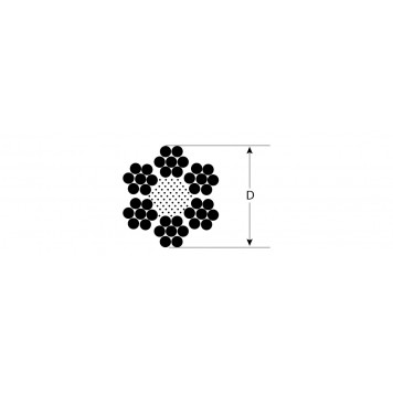 4-304110-01 | Трос стальной, оцинкованный, DIN 3055, d=1 мм, L=200 м, ЗУБР ПРОФЕССИОНАЛ-2