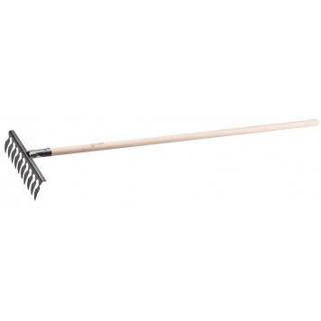 4-39581-10 | Грабли садовые с черенком, 10 витых зубцов, ЗУБР-0