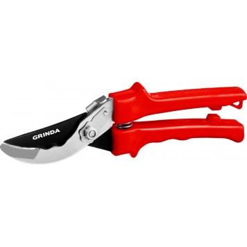 40212_z02 | Секатор с пластиковыми рукоятками, плоскостной, 200мм, GRINDA G-35-0