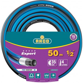40302-1/2-50_z01 | Шланг поливочный, 35атм., армированный, 4-х слойный, 1/2"x50м, RACO EXPERT-0