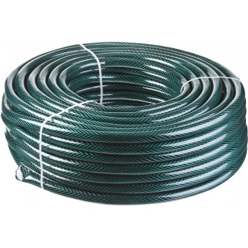 40308-3/4-50 | Шланг поливочный, 10 атм., армированный, 3-х слойный, 3/4"x50м, РОСТОК КЛАССИК-0