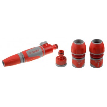 40323 | Набор полив: наконечник,соед. с автостоп 1/2"-3/4",соед. с запир мех-мом 1/2"-3/4",адаптер внешн. 1/2"x3/4", ЗУБР МАСТЕР-0