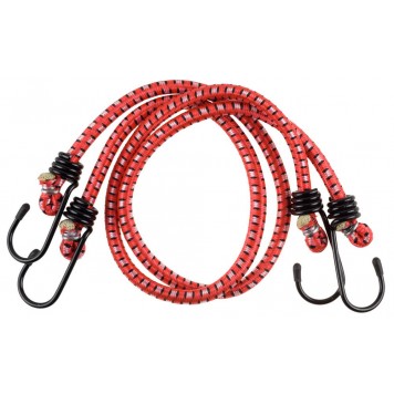 40505-120_z01 | Шнур резиновый крепежный со стальными крюками, 120 см, d 7 мм, 2 шт, STAYER MASTER-0